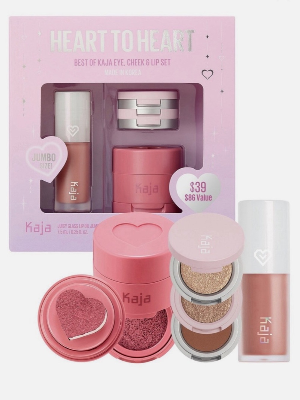 💄Kaja Eye, Cheek & Lip Set